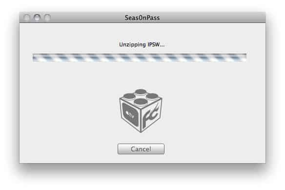 Seas0nPass 03 How to jailbreak Apple TV 2 5.2.1 (iOS 6.1.3) using Seas0nPass (tethered; Mac & Windows)