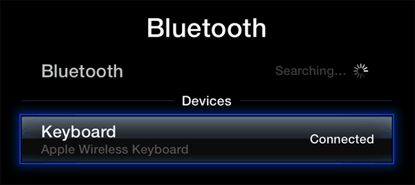 bluetooth atv 04 How to add and use a Bluetooth keyboard with your Apple TV (5.2/iOS 6.1)