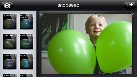Snapseed iPad