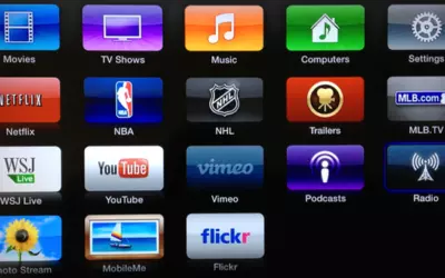 Organiser les icônes de l'Apple TV