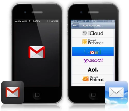 iPhone Gmail