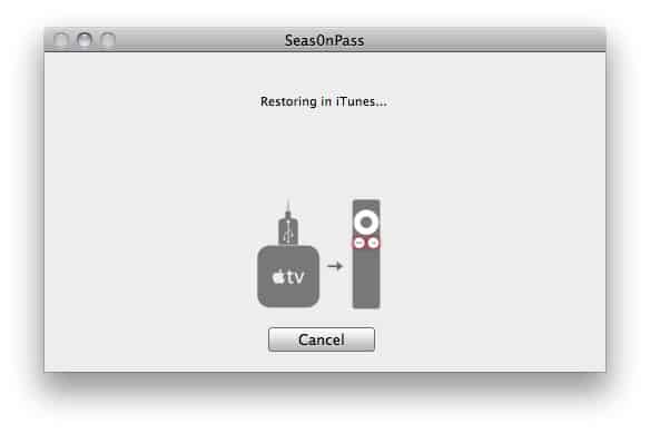 Seas0nPass 051 How to jailbreak Apple TV 2 5.2.1 (iOS 6.1.3) using Seas0nPass (tethered; Mac & Windows)