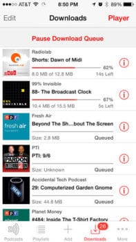 Les meilleures applications de Podcast pour iPhone 6