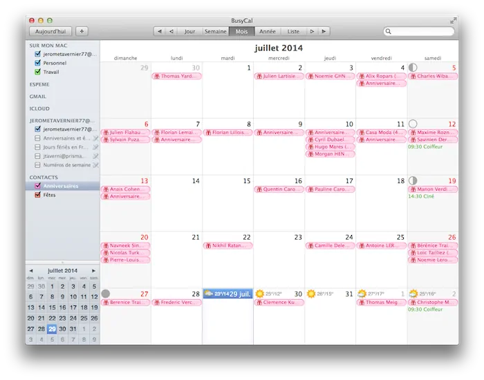 Les meilleures applications de calendrier pour votre Mac 5