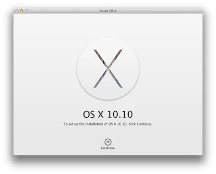 Installer OSX Yosemite