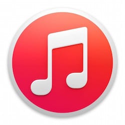 iTunes logo OSX Yosemite