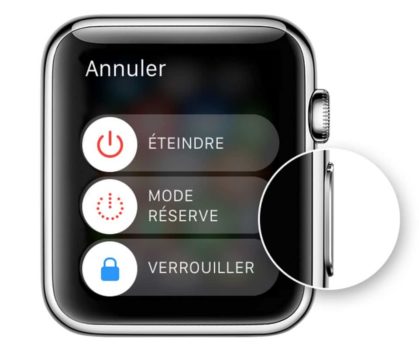 zoom bouton latéral apple watch