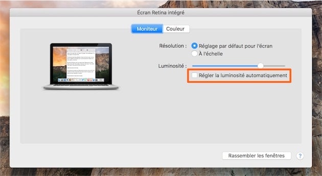 macbook-luminosité-configuration-preferences
