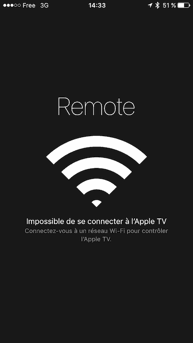 Connexion Apple TV impossible