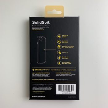 SolidSuit iPhone X Frenchmac unboxing