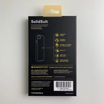 SolidSuit iPhone X Frenchmac unboxing