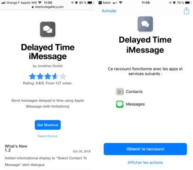 Obtenir le raccourci Delayed Time iMessage pour programmer l'envoi de SMS sur votre iPhone