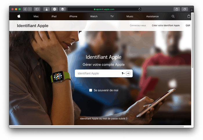 Se connecter au site Apple id : Comment configurer les identifiants iMessage et FaceTime ?﻿