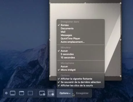 Alternative à QuickTime Player pour enregistrer l'écran du Mac