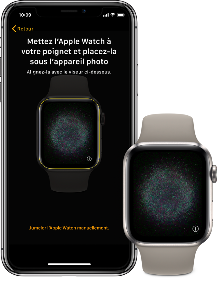 Apple Watch et un iPhone pour le jumelage