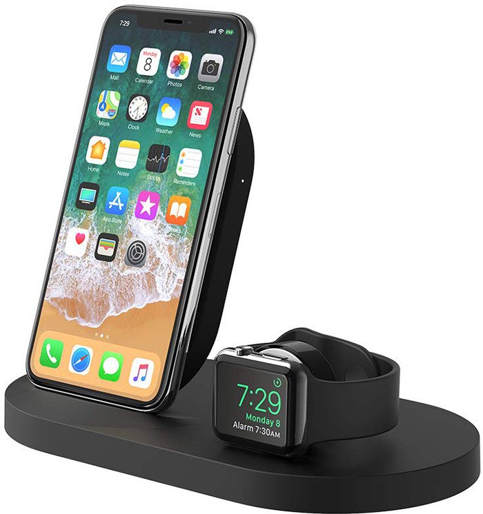 belkin station recharge iphone apple watch induction