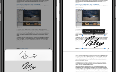 Comment annoter et signer un PDF avec son iPhone, iPad ou Mac