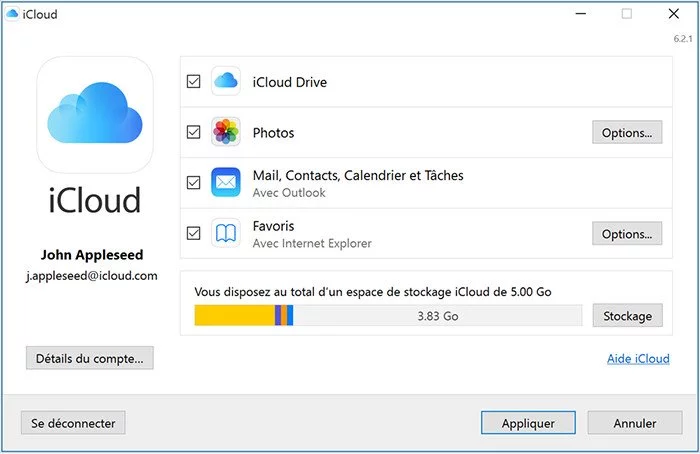 Activez iCloud Drive sur Windows pour transférer des iBooks vers votre ordinateur