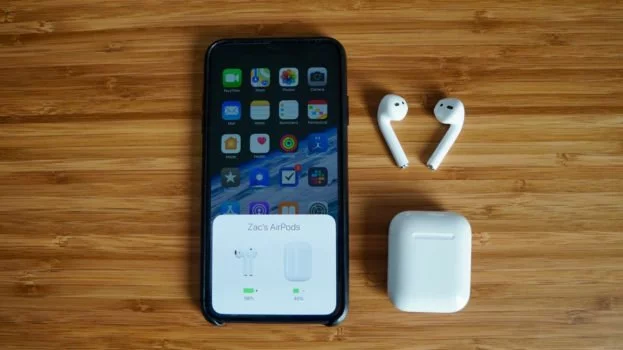 airpods batterie iphone