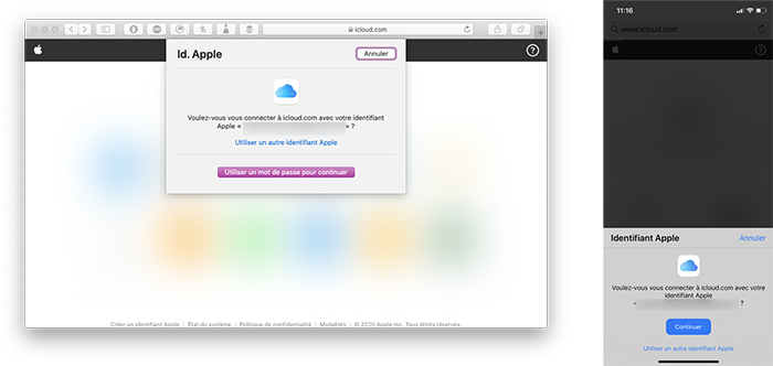 mac iphone icloud com identifiant