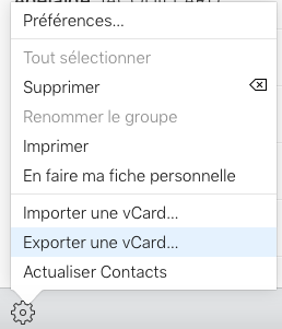 icloud com contact export vcard