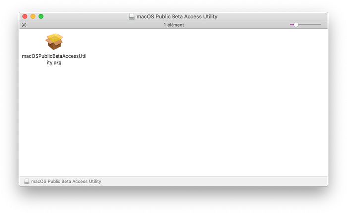 mac pkg installlateur beta