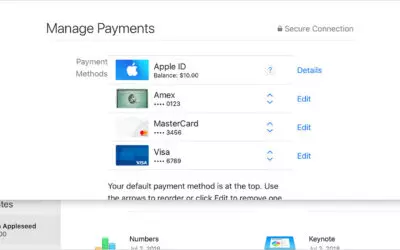 Comment changer le moyen de paiement lié à votre identifiant Apple ?