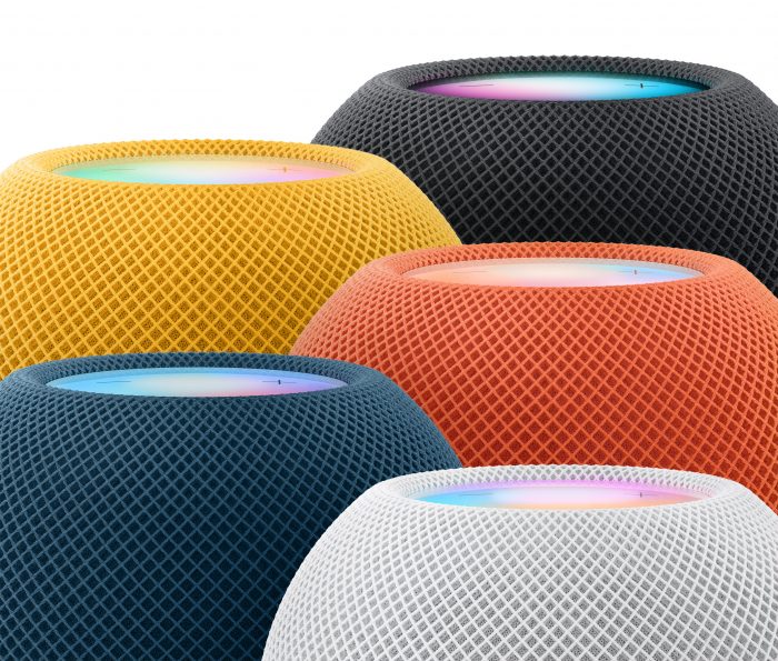 homepod mini couleurs