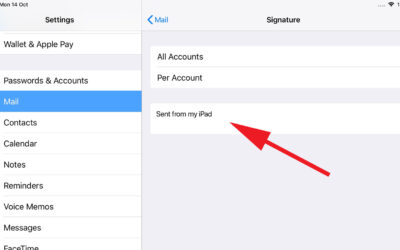 Comment supprimer "Envoyé de mon iPhone" en signature d'un e-mail ?