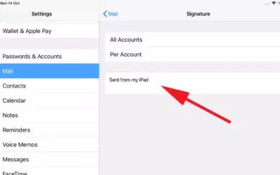 Comment supprimer "Envoyé de mon iPhone" en signature d'un e-mail ?