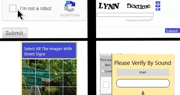 exemples captcha