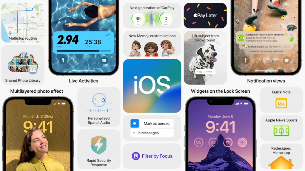 Top features of the iOS 16 update