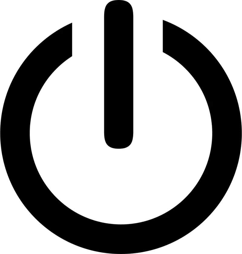 icone logo power on