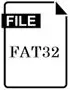 file fat 32 logo