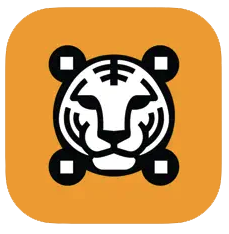 qr code tiger logo
