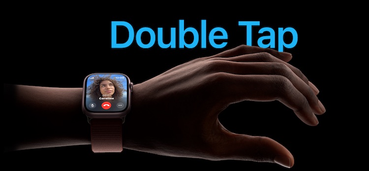 Apple Watch double tap gesture