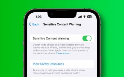 Comment activer les avertissements de contenu sensible dans iOS 17