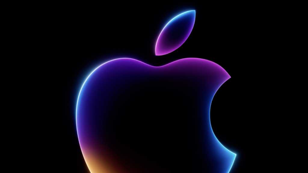 WWDC 2024 apple logo with siri colors